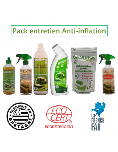 Pack entretien anti-inflation 6 produits