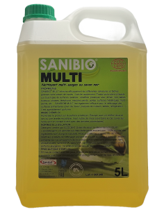 Nettoyant multi-usages au savon noir 100% naturel écodétergent Ecocert en bidon de 5 litres
